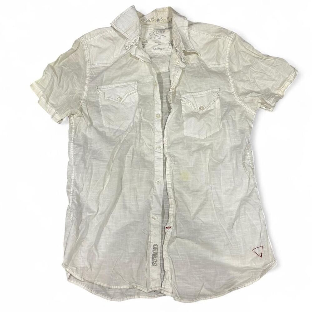 Guess Men's White Shirt